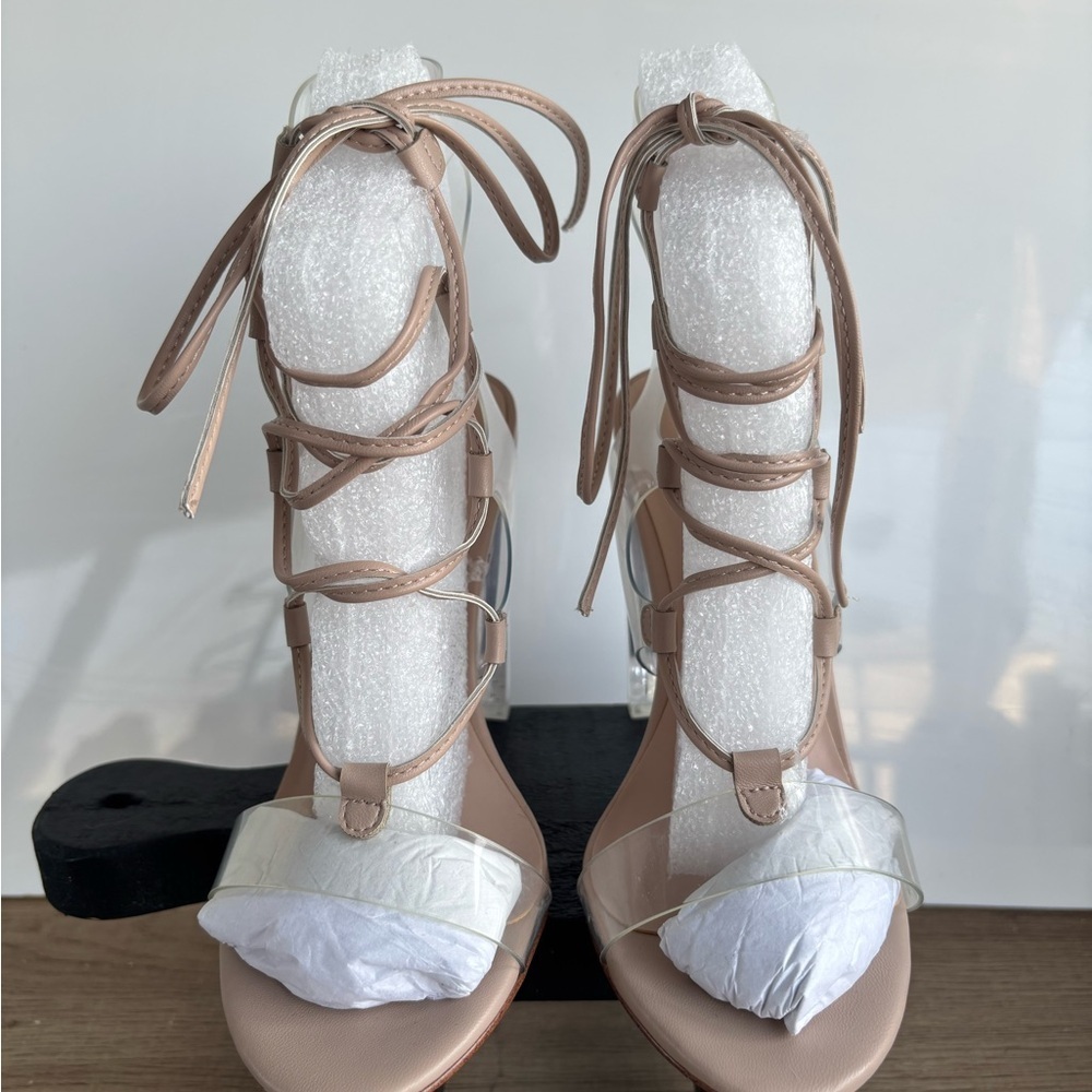 Aldo Tan Heels Elegant and Timeless